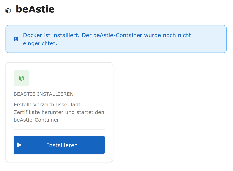 beAstie installieren